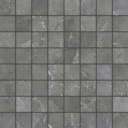 Hoover Graphite Marble 12x12 Porcelain Mosaic Tile Sample