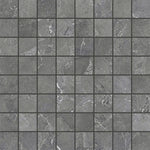 Hoover Graphite Marble 12x12 Porcelain Mosaic Tile Sample