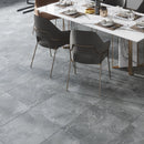 Hoover Graphite Marble 24x24 Porcelain Tile Commercial Flooring