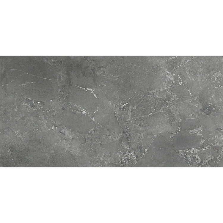 Hoover Graphite Marble 24x48 Porcelain Tile | Tile Club