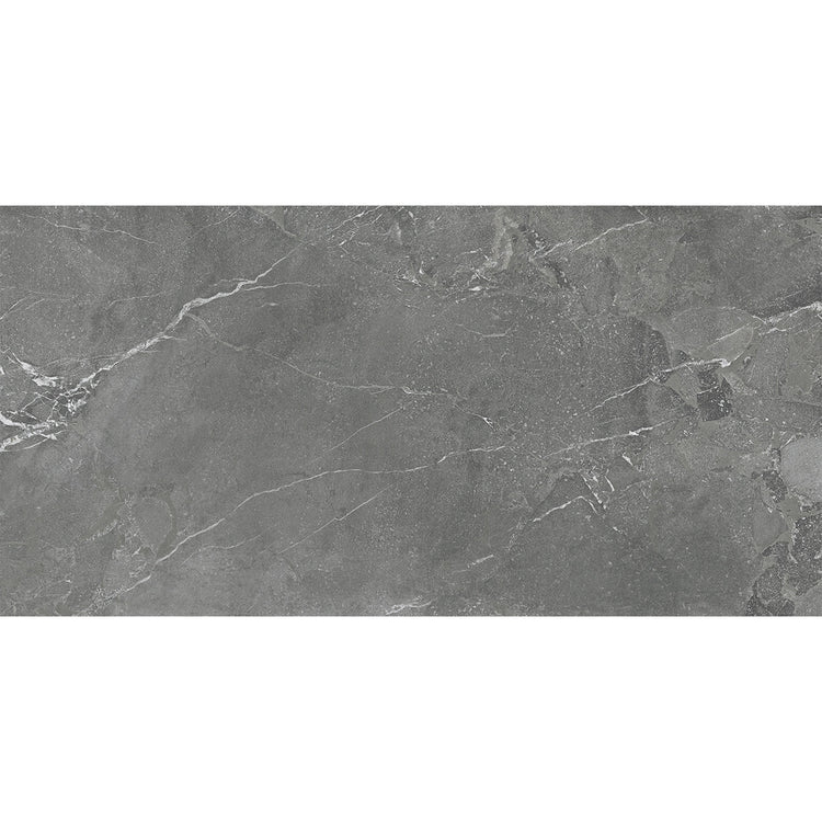 Hoover Graphite Marble 24x48 Porcelain Tile | Tile Club