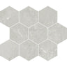 Hoover Gray Marble 10x12 Porcelain Hexagon Mosaic Tile