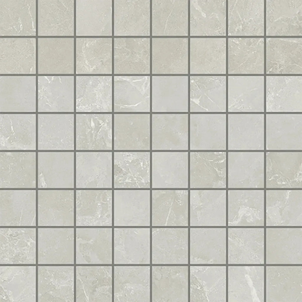 Hoover Gray Marble 12x12 Porcelain Mosaic Tile