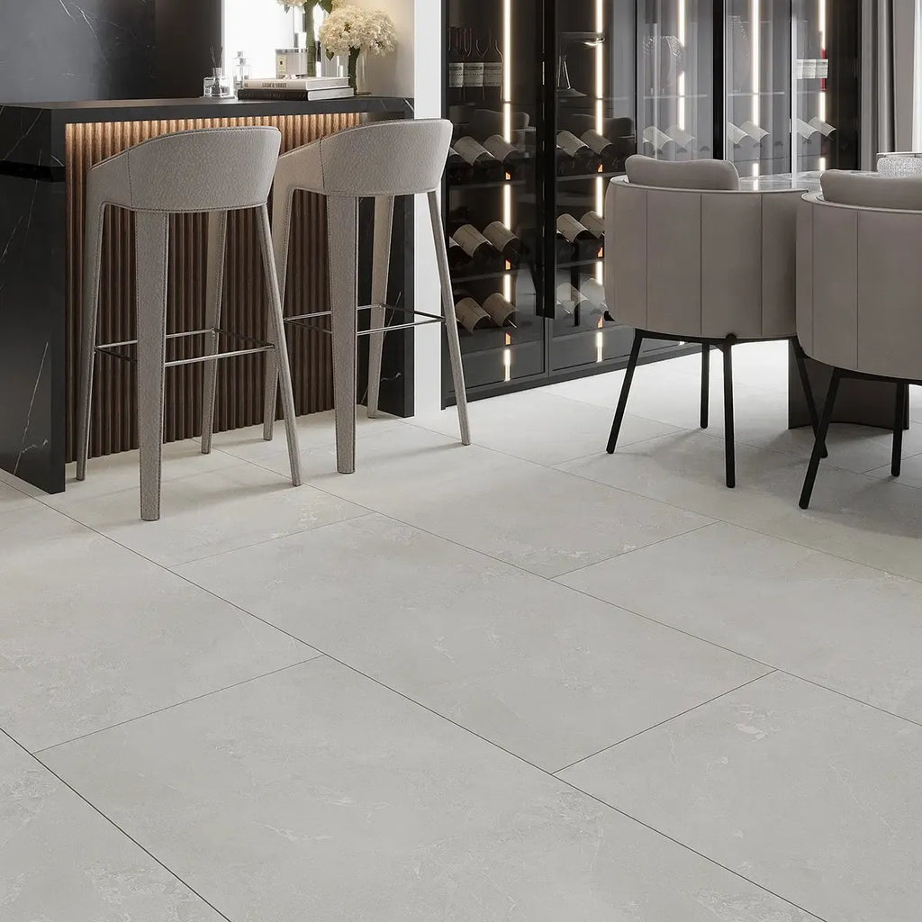 Hoover Gray Marble 24x48 Porcelain Tile | Tile Club
