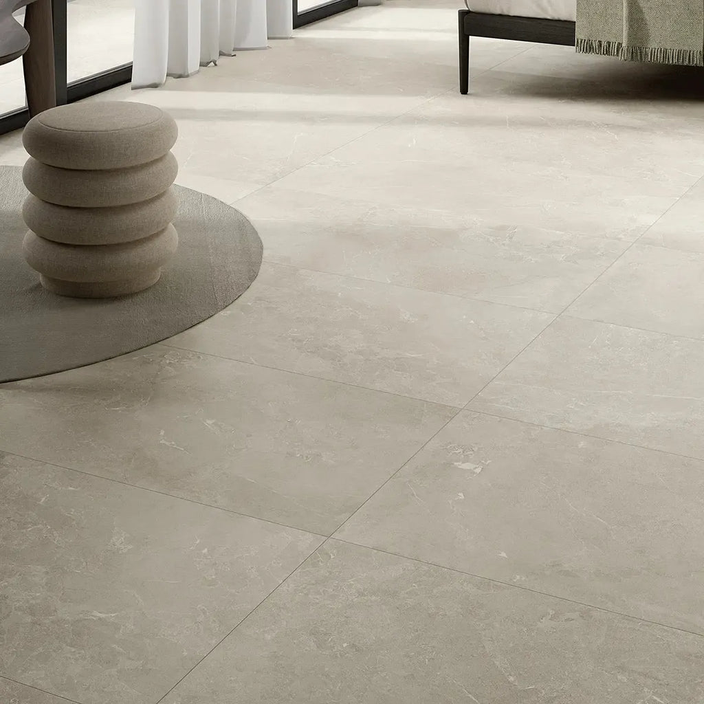 Hoover Ivory Marble 12x24 Porcelain Tile Flooring