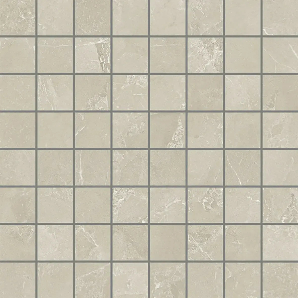 Hoover Ivory Marble 12x12 Porcelain Mosaic Tile