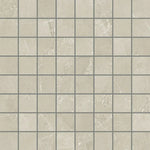 Hoover Ivory Marble 12x12 Porcelain Mosaic Tile Sample