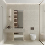 Hoover Ivory Marble 12x12 Porcelain Mosaic Tile | Tile Club