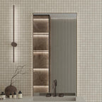 Hoover Ivory Marble 12x12 Porcelain Mosaic Tile Bathroom Wall