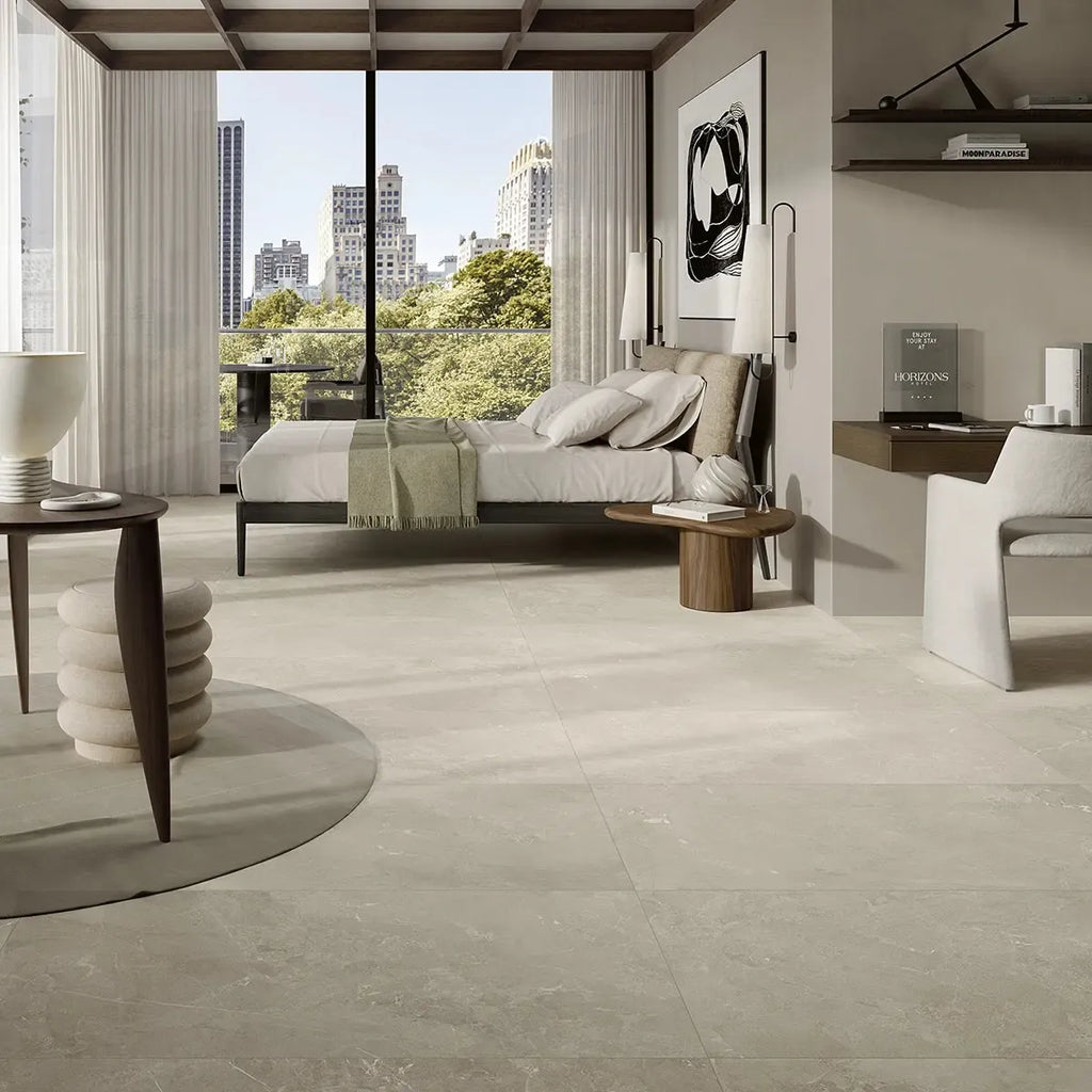 Hoover Ivory Marble 24x48 Porcelain Tile | Tile Club