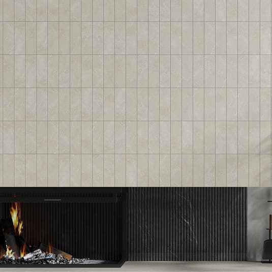 Hoover Ivory Marble 4x12 Porcelain Tile | Tile Club