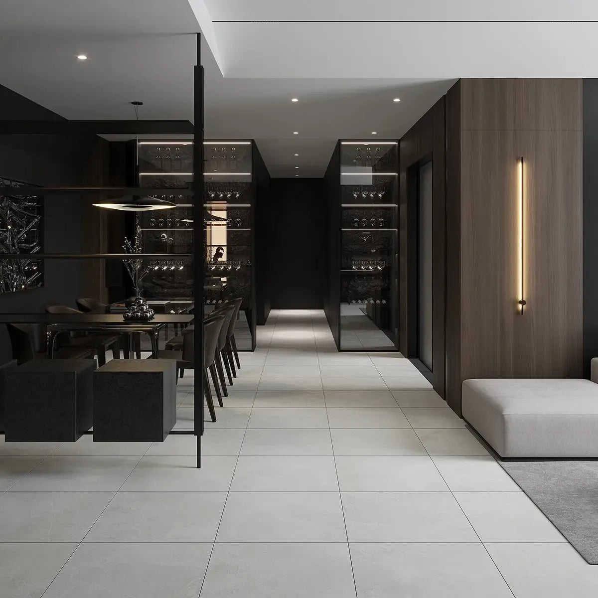 Hoover White Marble 24x24 Porcelain Tile | Tile Club