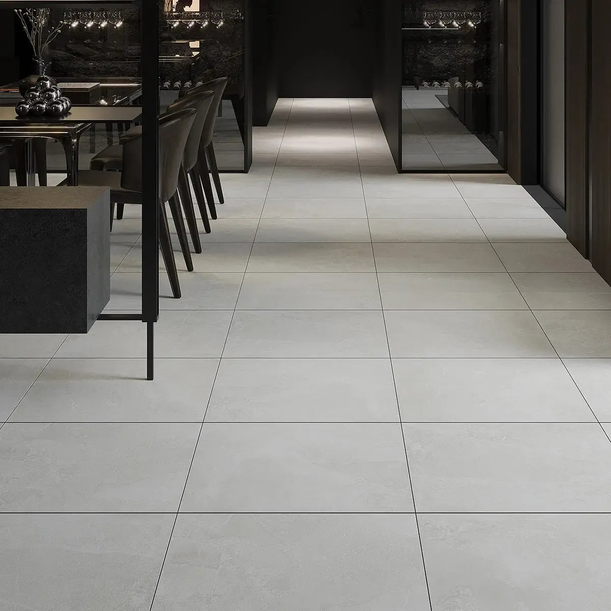 Hoover White Marble 24x24 Porcelain Tile | Tile Club