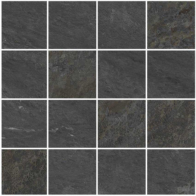 Emporio Graphite Porcelain Mosaic Tile | Tile Club