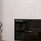 Grazioso Concrete Flower Ceramic Tile 12x36 | Tile Club