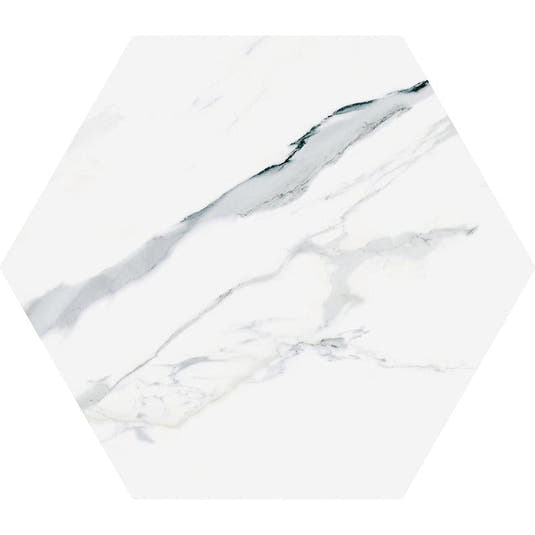 Emporio Calacatta Gold Porcelain Hex 10" Porcelain Tile | Tile Club