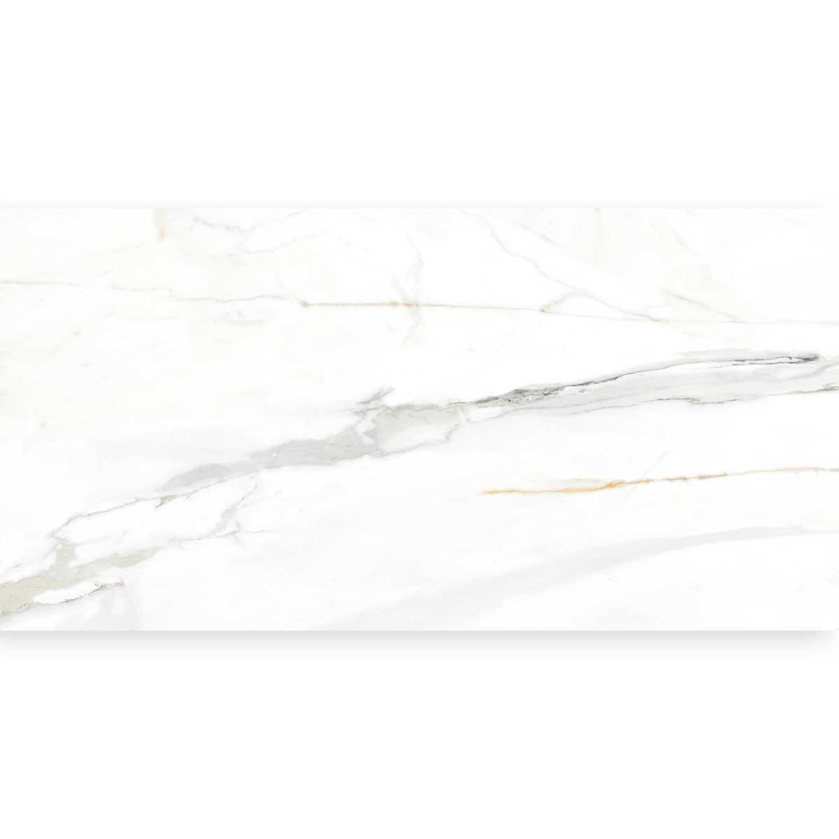 Emporio Calacatta Gold Matte Large-Format Porcelain Tile 24x48