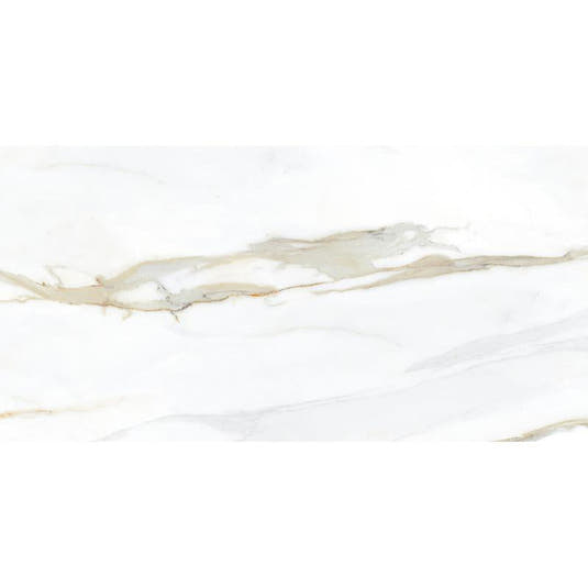 Emporio Calacatta Gold Polished Large-Format Porcelain Tile 24x48 | Tile Club