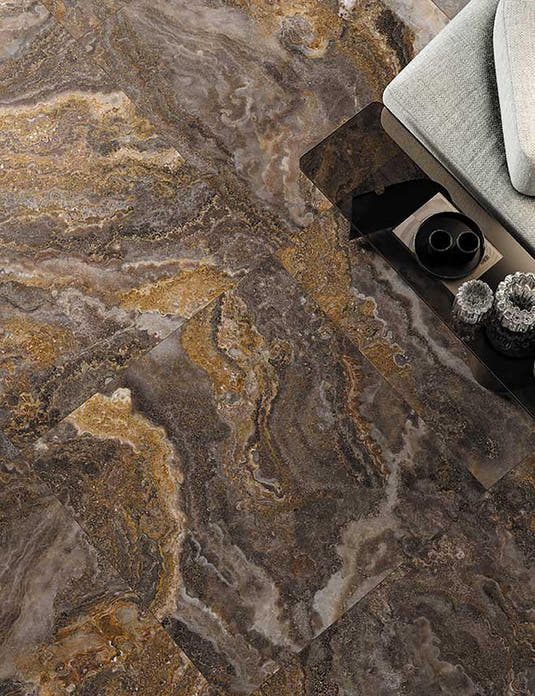 Emporio Baroque Clay Large-Format Porcelain Tile 24x48 | Tile Club