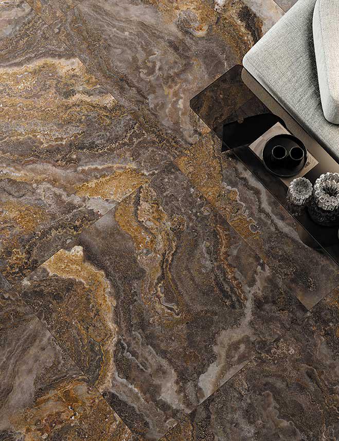 Emporio Baroque Clay Large-Format Porcelain Tile 24x48 | Tile Club