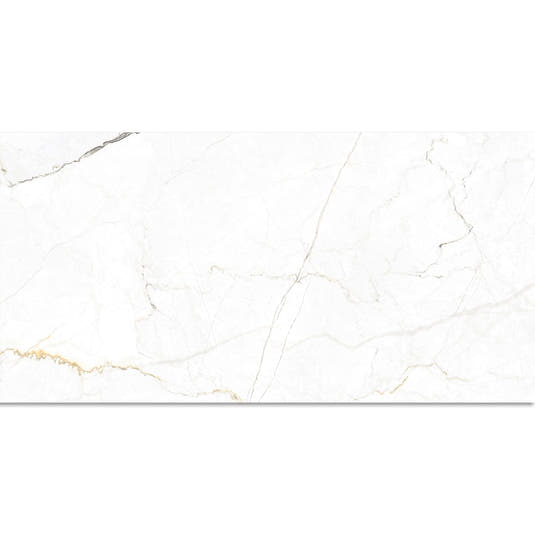 Emporio Natural White Marble Porcelain Tile 24x48 | Tile Club