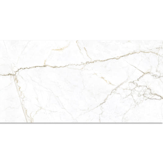 Emporio Natural White Marble Porcelain Tile 24x48 | Tile Club