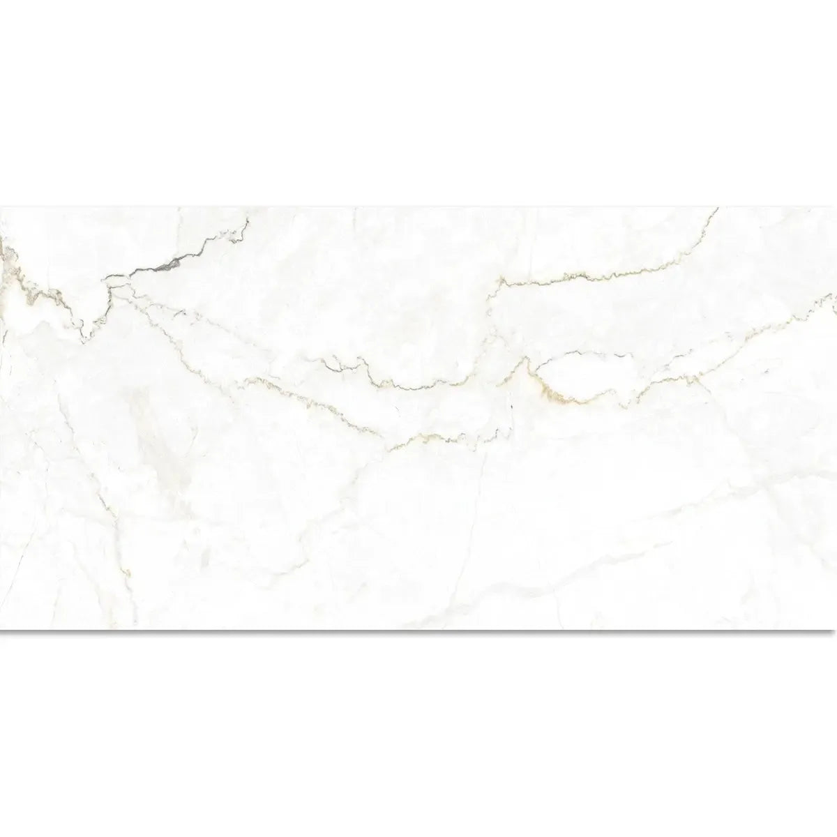 Emporio Natural White Marble Porcelain Tile 24x48 | Tile Club