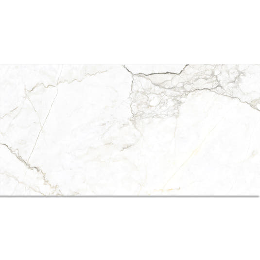 Emporio Natural White Marble Porcelain Tile 24x48 | Tile Club