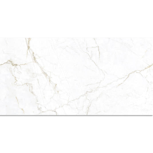Emporio Natural White Marble Porcelain Tile 24x48 | Tile Club
