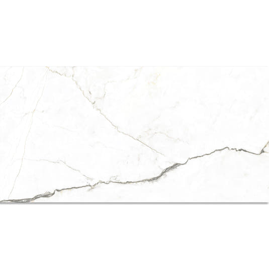 Emporio Natural White Marble Porcelain Tile 24x48 | Tile Club