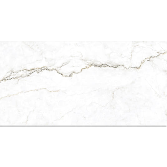 Emporio Natural White Marble Porcelain Tile 24x48 | Tile Club