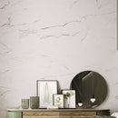 Emporio Natural White Marble Porcelain Tile Large-Format Wall