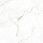 Emporio Natural White Marble Porcelain Tile 48x48 | Tile Club