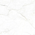 Emporio Natural White Marble Porcelain Tile 48x48 | Tile Club