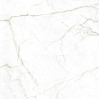 Emporio Natural White Marble Porcelain Tile 48x48 | Tile Club