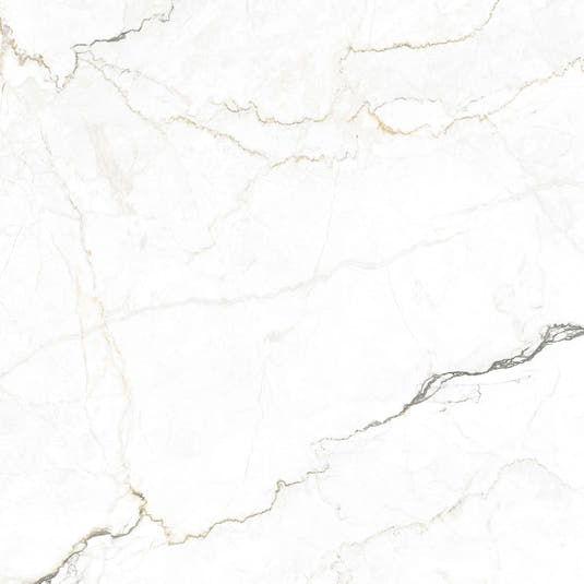 Emporio Natural White Marble Porcelain Tile 48x48 | Tile Club