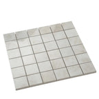 Emporio Quartz Cream 2x2 Porcelain Mosaic | Tile Club