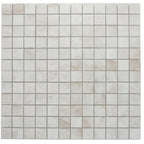 Emporio Quartz Cream 2x2 Porcelain Mosaic | Tile Club