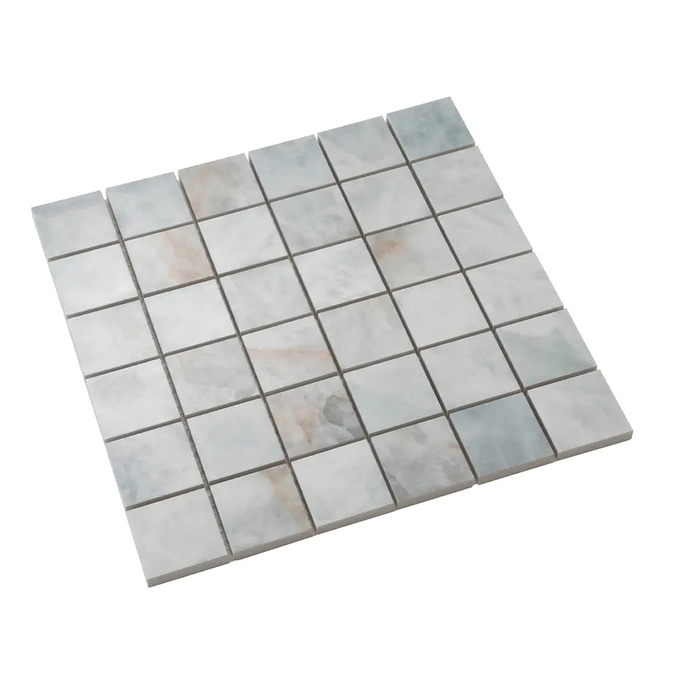 Emporio Quartz Blue 2x2 Porcelain Mosaic