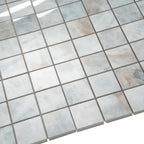 Emporio Quartz Blue 2x2 Porcelain Mosaic