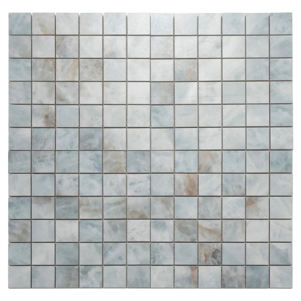 Emporio Quartz Blue 2x2 Porcelain Mosaic