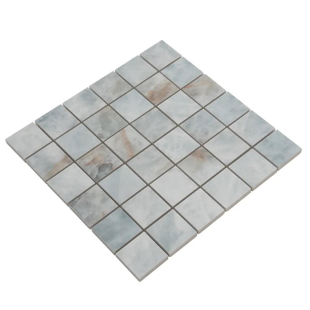 Emporio Quartz Blue 2x2 Porcelain Mosaic