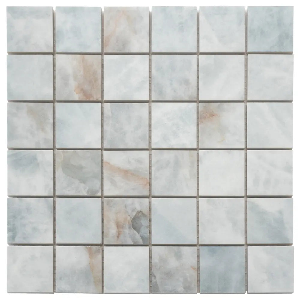 Emporio Quartz Blue 2x2 Porcelain Mosaic