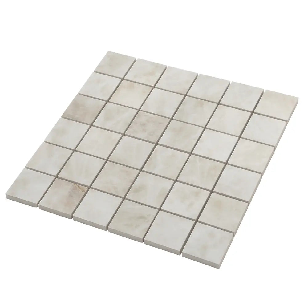 Emporio Quartz White 2x2 Porcelain Mosaic | Tile Club