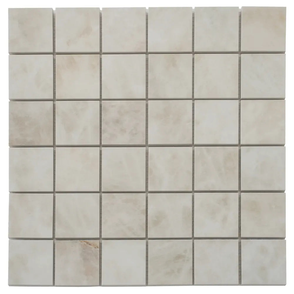 Emporio Quartz White 2x2 Porcelain Mosaic | Tile Club