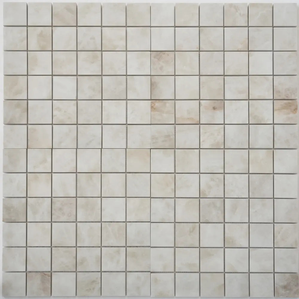 Emporio Quartz White 2x2 Porcelain Mosaic | Tile Club