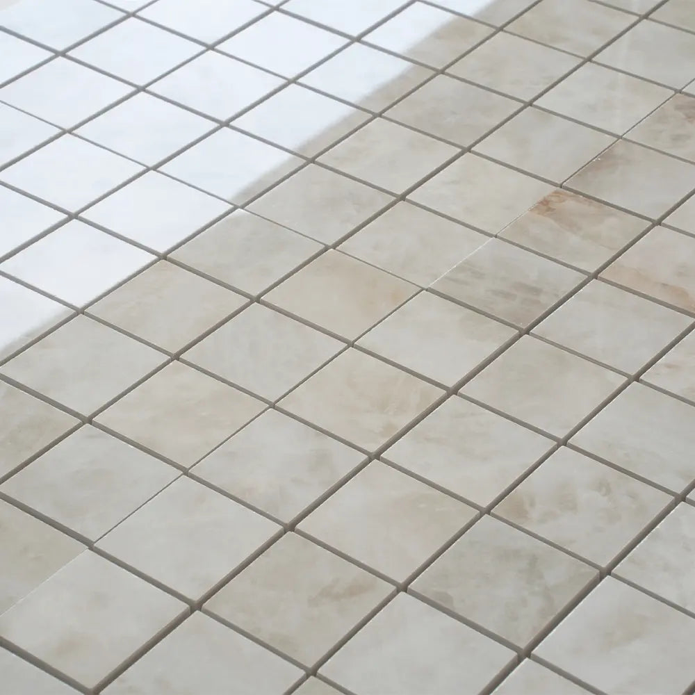 Emporio Quartz White 2x2 Porcelain Mosaic | Tile Club