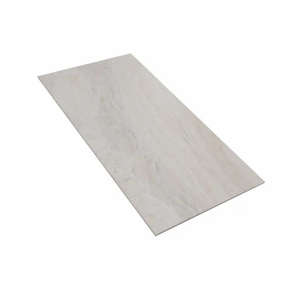 Emporio Earth White Large-Format Porcelain Tile 24x48 | Tile Club