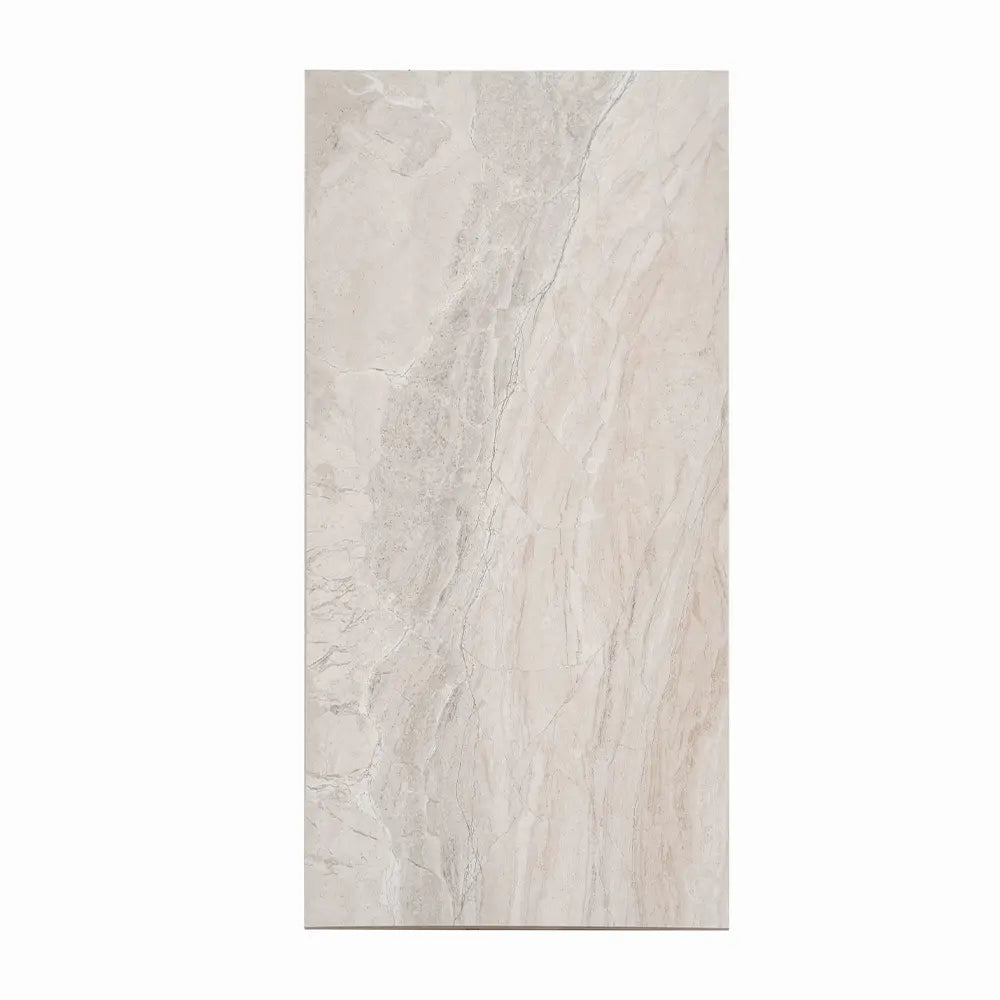 Emporio Earth White Large-Format Porcelain Tile 24x48 | Tile Club