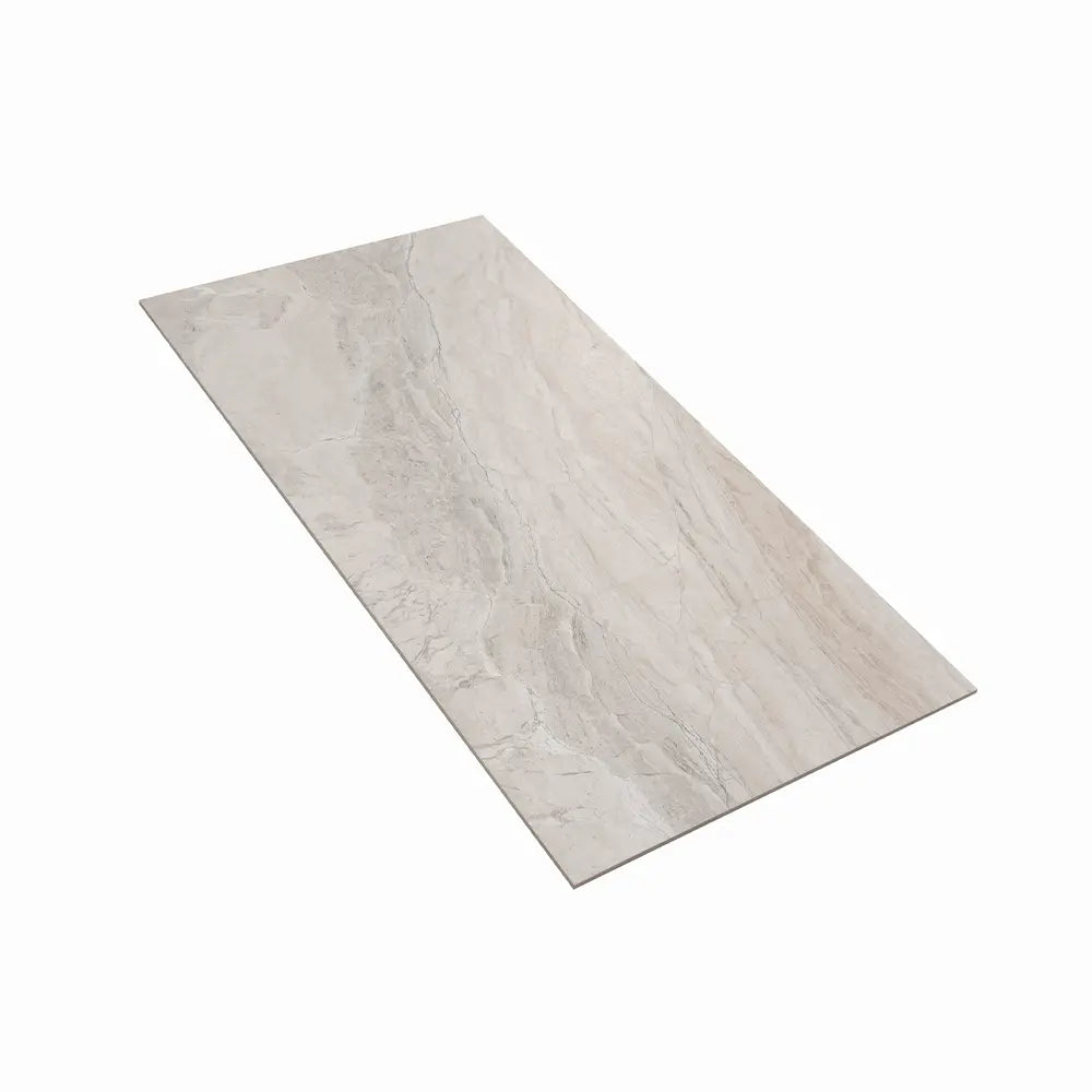 Emporio Earth White Large-Format Porcelain Tile 24x48 | Tile Club